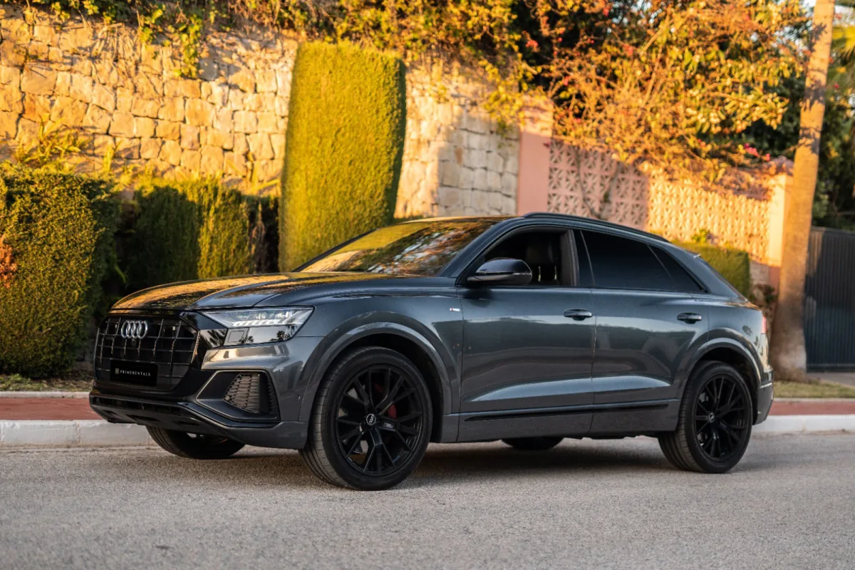 Rent Audi Q8 S-line in Marbella