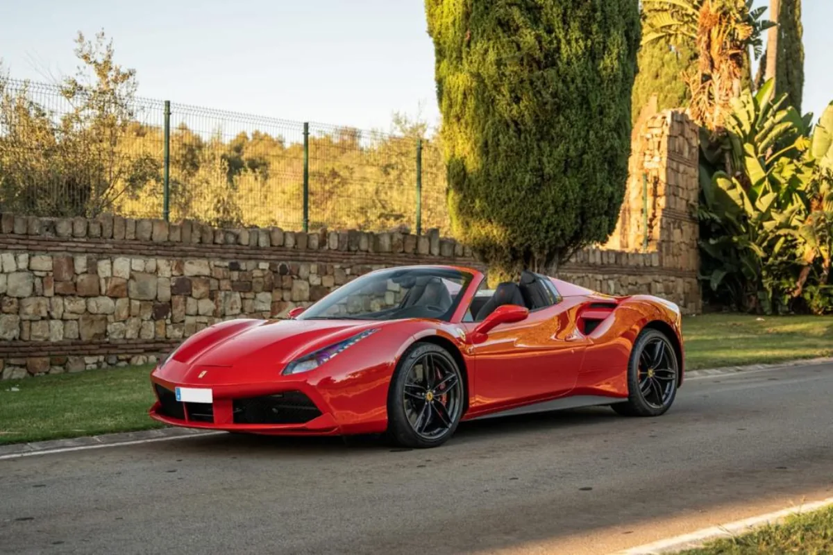Rent Ferrari 488 Spider in Marbella